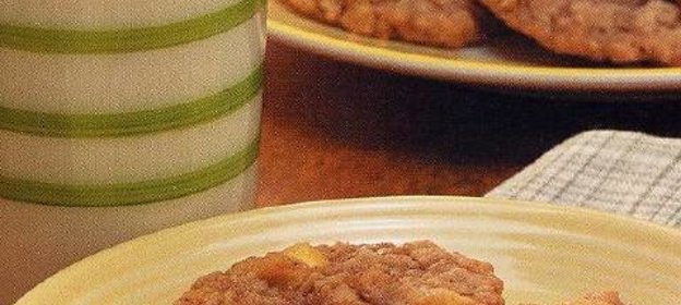 Яблочно-овсяное печенье