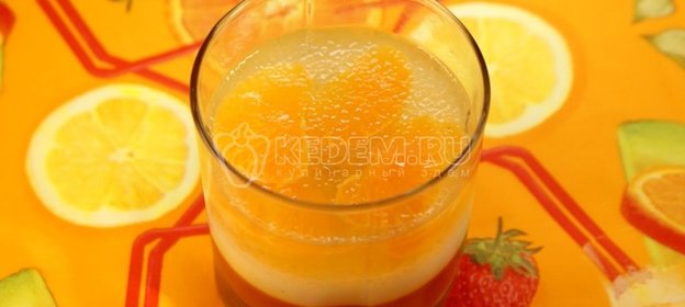 Десерт «Апельсиновый стакан»
