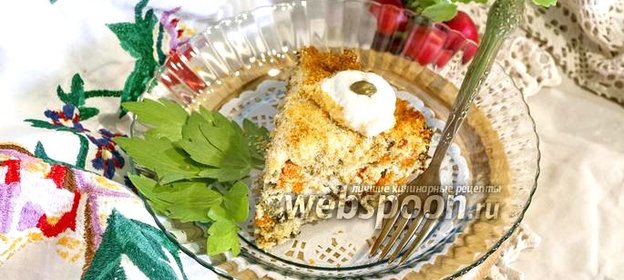 Запеканка с тыквой и фаршем