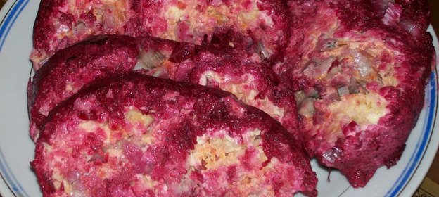 Рулет Селедка под шубой