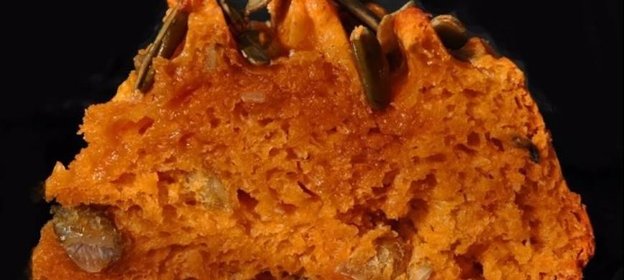 Влажный дрожжевой тыквенный кекс