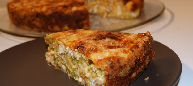 Сытная запеканка из кабачков - рецепт выходного дня