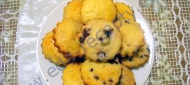 Мини кексы с ежевикой