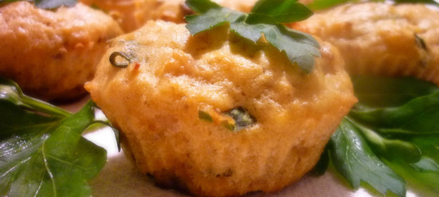 Кексы на манке закусочные