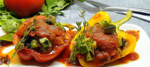 Фаршированные перцы а-ля «Рататуй»