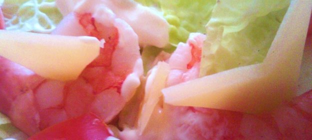 Салат из креветок.(вариант)