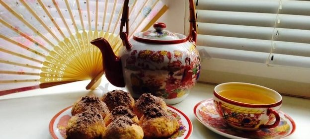 Печенье песочное с тыквой и шоколадом