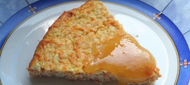 Творожно-морковная запеканка с морковью