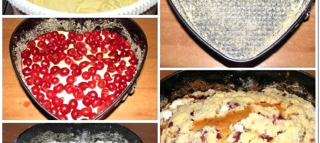 Кекс с черешней