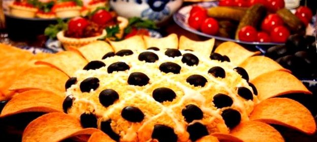 Салат Подсолнух