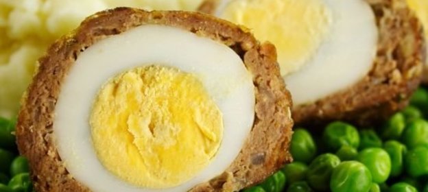 Говядина отварная с макаронами