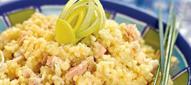 Пшенная каша на курином бульоне