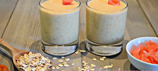 СМУЗИ с курагой и имбирём. Вкусно и полезно.Видео