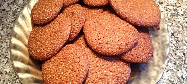 Кунжутное печенье