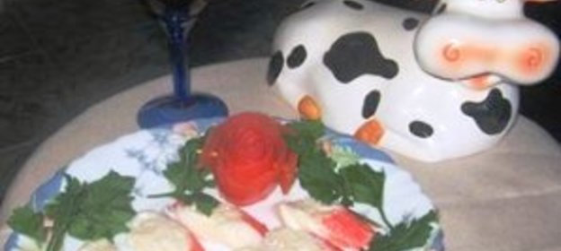 фаршированные крабовые палочки Сырная фантазия