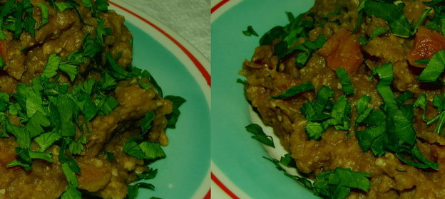 Постный стол: чечевичная каша с курагой и орехами