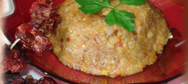 Салат-икра из печёных овощей (для поста)