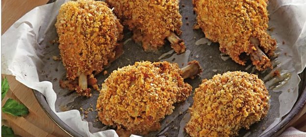 Куриные ножки в чесночных сухарях