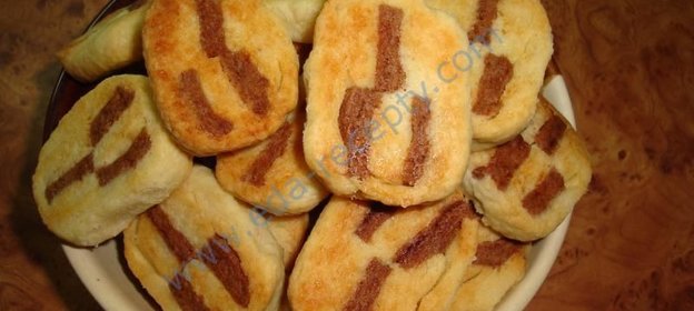 Печенье шахматное