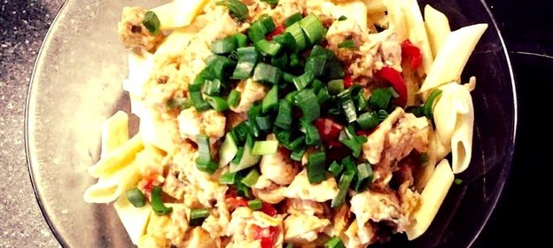 Паста с соусом альфредо