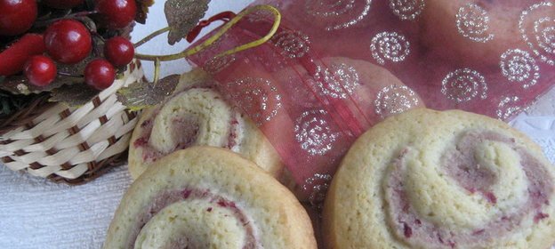 печенье Апельсиновое с клюквой