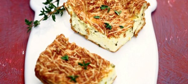 Несладкая творожная запеканка