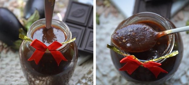 Конфитюр из баклажанов с имбирем и шоколадом