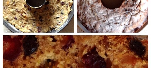 Рождественский кекс с сухофруктами и пряностями