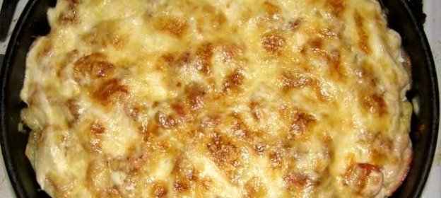 Запеканка с картошкой и курицей