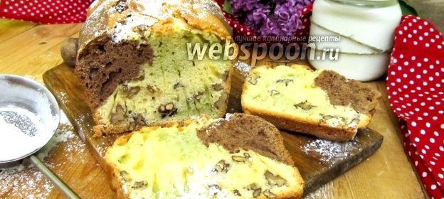 Разноцветный кекс