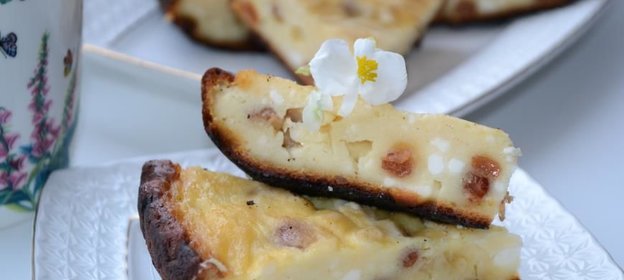 Творожный кекс с изюмом