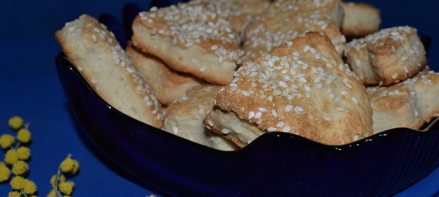 Кунжутное печенье
