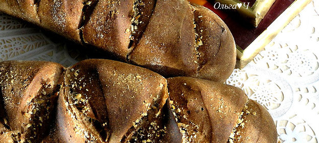 Багеты с шоколадом и миндалем