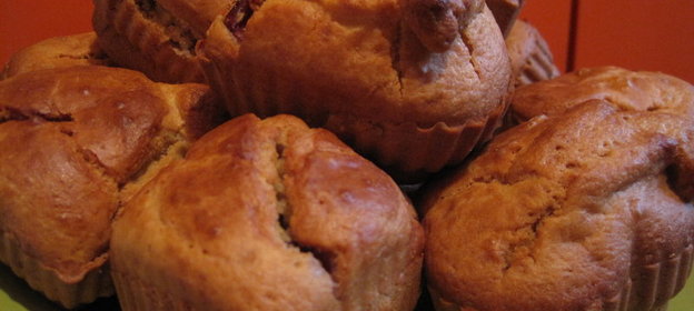 Кексы с черешней