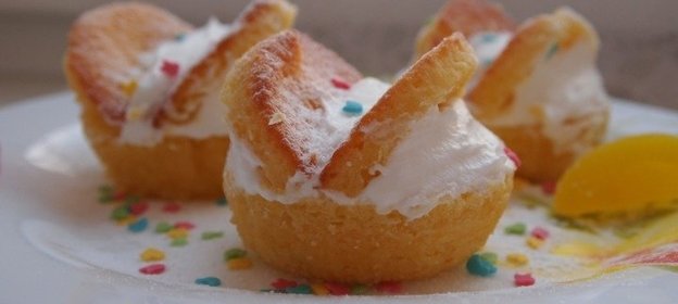 Кексы «Бабочка-лимонница»