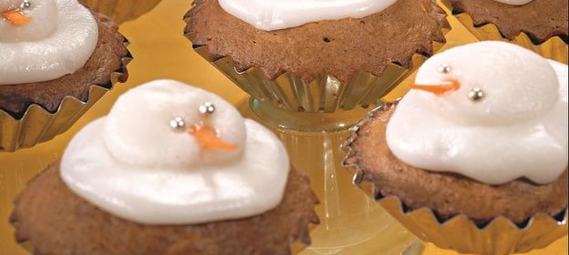 Кексы Снеговики