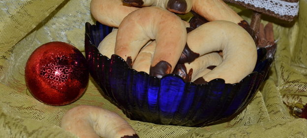 Печенье «яблочные подковки»