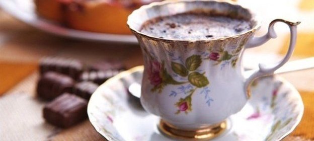 Горячий шоколад с лесными ягодами