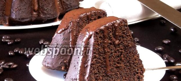 Рождественский шоколадный кекс с маком