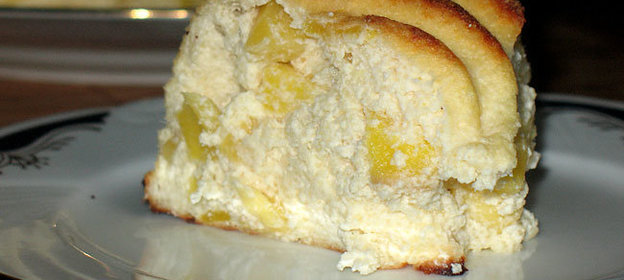 Творожная запеканка с манго