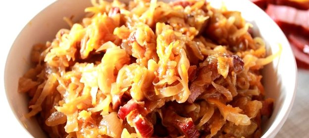 Тушеная капуста с фаршем