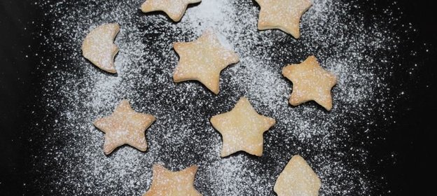 Слоеное солёное печенье