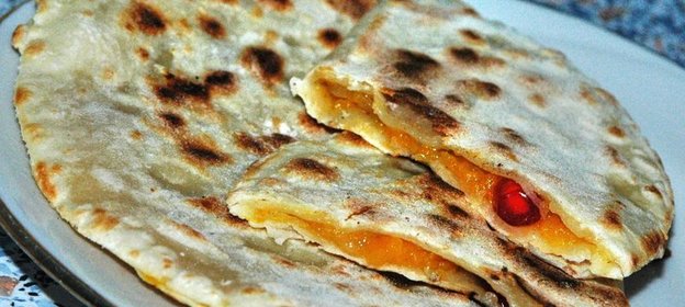 Кутабы с тыквой