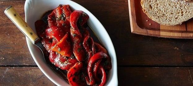 Салат из запеченного перца