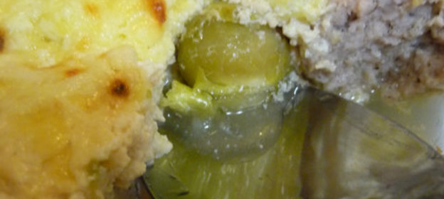 Куриная запеканка с брюссельской капустой