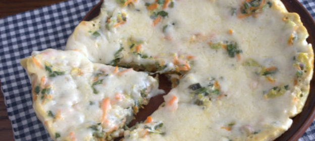 Овощная запеканка с сыром сулугуни (в мультиварке)