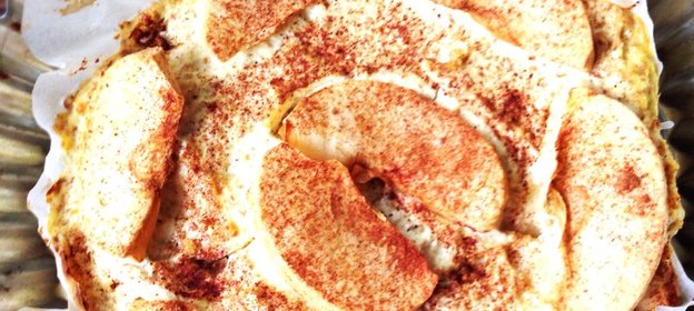 Низкокаллорийная творожно-яблочная запеканка