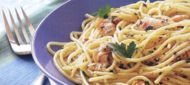 Спагетти с моллюсками