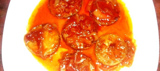 Кабачки в томатной заливке