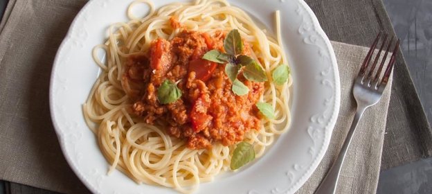 Спагетти болоньезе (веган)